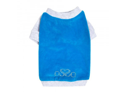 Толстовка Osso Fashion (Оссо Фешн) Для Собак Велюр 32 Индиго Тв 1087