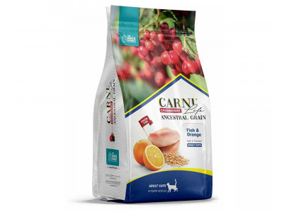 Сухой Корм Carni Life (Карни Лайф) Для Кошек Рыба, Апельсин и Клюква Adult 1,5кг  