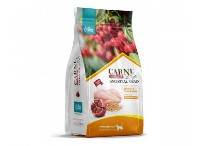 Сухой Корм Carni Life (Карни Лайф) Для Стерилизованных Кошек Курица и Гранат Sterilised 1,5кг  