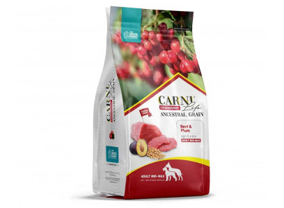 Сухой Корм Carni Life (Карни Лайф) Для Собак Средних и Крупных Пород Говядина и Слива Medium Maxi 12кг   