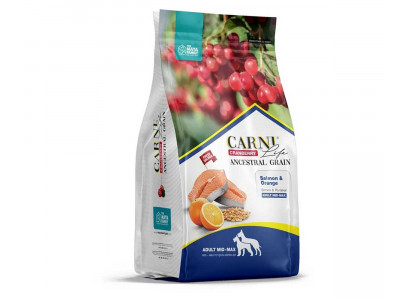 Сухой Корм Carni Life (Карни лайф) Для Собак Средних и Крупных Пород Лосось и Апельсин Medium Maxi 2,5кг  