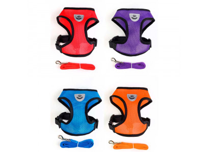 Комплект Brava (Брава) Шлейка Текстиль M+Поводок Арт689