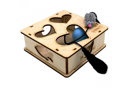 Игрушка Gosi (Госи) Для Кошек Игровая Платформа Квадрат-S с Шариком 07547