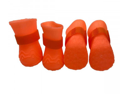 Сапожки Pet Fashion (Пет Фэшн) Для Собак Силикон 3 Оранжевый 