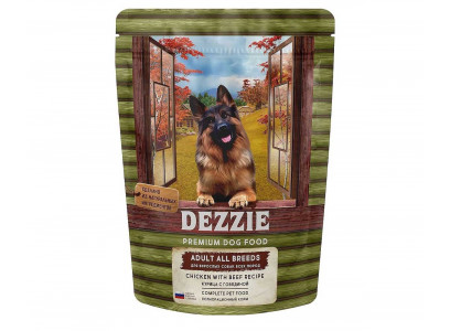 Сухой Корм Dezzie (Деззи) Для Собак Курица и Говядина Adult Dog 800г 5659040 