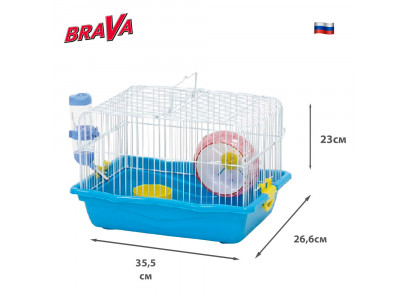 Клетка Brava (Брава) Для Грызунов М0100 35,5*26,6*23см /10/ 