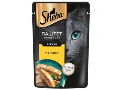 Влажный Корм Sheba (Шеба) Для Кошек Курица Паштет 75г (1*28) 