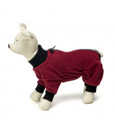 Комбинезон Osso (Оссо) Для Собак Флис На Молнии 45 Сука Бордо Кф-1041