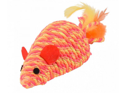 Игрушка Trixie (Трикси) Для Кошек Мышка Биби 21см Flamingo Fl560910 Оранжевая 