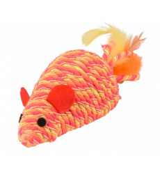 Игрушка Trixie (Трикси) Для Кошек Мышка Биби 21см Flamingo Fl560910 Оранжевая