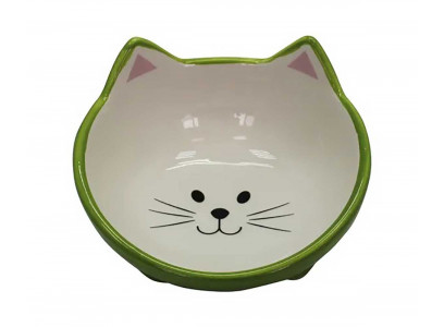 Миска №1 Мордочка Кошки На Ножках Керамическая 140мл Мкр2149 
