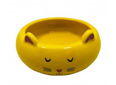 Миска №1 в Форме Кошечки Керамическая 260мл Мкр2112