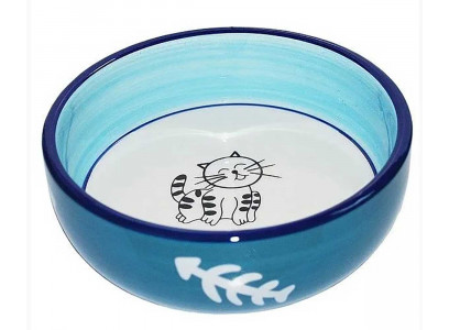 Миска №1 Кошка Керамическая 290мл Мкр216