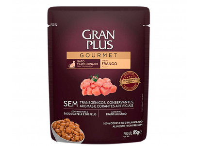 Влажный Корм Granplus (Гранплюс) Cat  Для Кошек Курица Профилактика МКБ Urinary 85г (1*18) 16037 