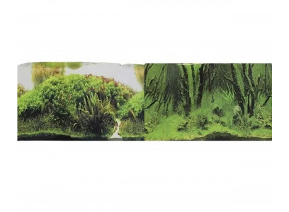 Фон Pr-040775 Двухсторонний Коряги с Растениями/Растительные Холмы 50*100см