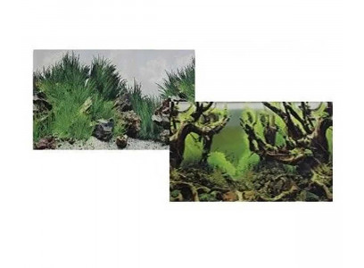 Фон Pr-040707 Двухсторонний Мангровая Коряга/Подводный Рельеф 30*60см