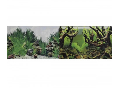 Фон Pr-040713 Двухсторонний Мангровая Коряга/Подводный Рельеф 50*100см