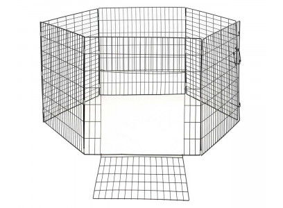 Вольер Манеж 6-Секций 60*60см На Клипсах Черный Дарелэнд Rp49106 