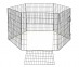 Вольер Манеж 6-Секций 60*60см На Клипсах Черный Дарелэнд Rp49106 