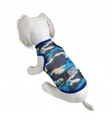 Майка Pet Fashion (Пет Фешн) Камуфляж Xl Сетка Синий