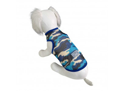 Майка Pet Fashion (Пет Фешн) Камуфляж Xl Сетка Синий