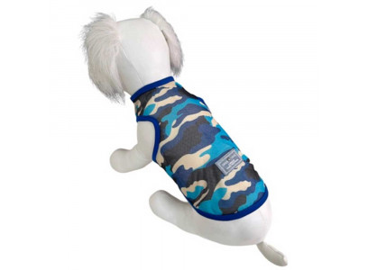 Майка Pet Fashion (Пет Фешн) Для Собак Камуфляж Xxl Сетка Синий