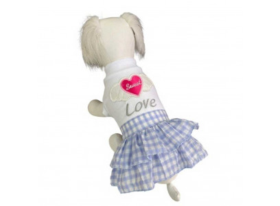 Платье Pet FAshion (Пет Фешн) Сердечко M Голубой