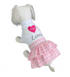 Платье Pet Fashion (Пет Фешн) Сердечко L Розовый