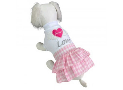 Платье Pet Fashion (Пет Фешн) Сердечко L Розовый