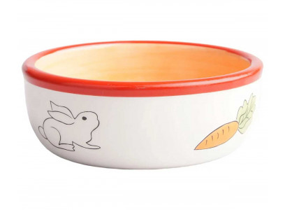 Миска Mr.Kranch (Мистер Крэнч) Для Грызунов Кролик 140мл Оранжевая 