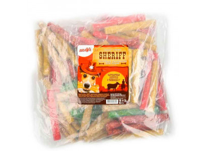Лакомство Brava (Брава) Sheriff Шериф Для Собак Палочка с Тапиокой 5 8г/12,5см 100шт (1*24) 