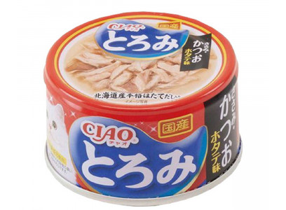 Консервы Inaba (Инаба) Тороми Для Кошек Филе Курица, Тунец Кацуо и Гребешки Бульон 80г (1*24)