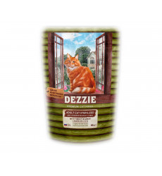 Влажный Корм Dezzie (Деззи) Для Стерилизованных Кошек Индейка в Соусе Sterilized Cat Turkey 85г 5657073 (1*12)