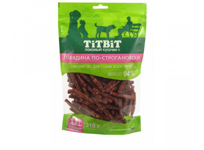 Лакомство TitBiT (Титбит) Для Собак Говядина По-Строгановски 310г Xxl 025536 