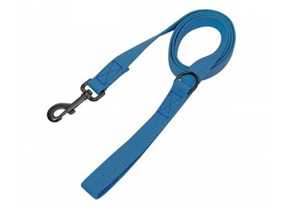 Поводок Zooone (Зооуан) Для Прогулок 73-1877 Брезент Сшивной 25мм*1,5м Синий