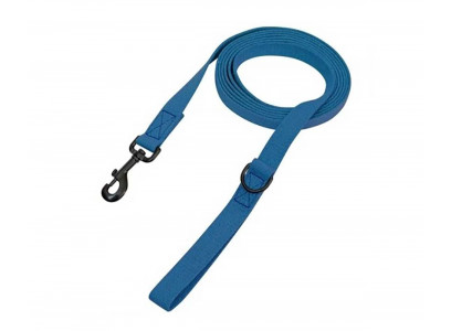 Поводок Zooone (Зооуан) Для Прогулок 73-1878 Брезент Сшивной 25мм*2м Синий