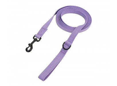 Поводок Zooone (Зооуан) Для Прогулок 73-1875 Брезент Сшивной 25мм*2м Фиолетовый