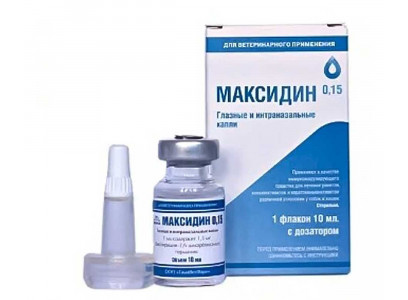 Максидин Глазные Капли 0,15 10мл с Дозатором