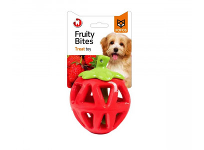 Игрушка Fofos (Фофос) Диспенсер Для Корма Клубника 11,3*9*7см D08587 