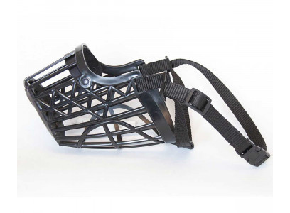 Намордник Зооник Пластик №6 31см Черный Для Собак Породы Немецкая Овчарка 55506