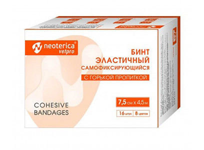 Бандаж Neoterica (Неотерика) Vetpro 7,5см*4,5м Горький Вкус V517
