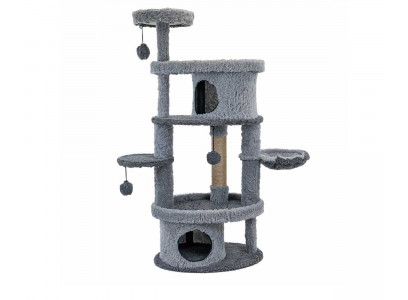 Комплекс-Когтеточка Констанция Овальный Разборный 6-Уровней 60*40*135см Rp8777