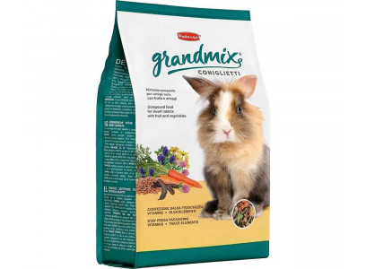 Корм Padovan (Падован) Grandmix Coniglietti Для Кроликов Комплекс 3кг 00284 