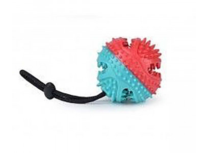 Игрушка Для Собак Мяч с Ручкой 10922-5557 7,5см Термопластичная Резина