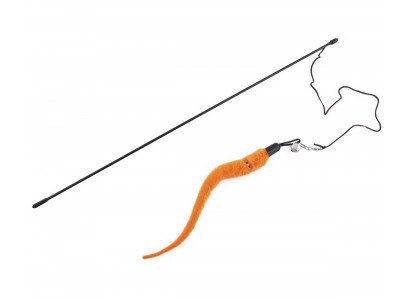 Игрушка-Дразнилка Nunbell (Нанбелл) Для Кошек Червячок с Колокольчиком Saap8214 40см 