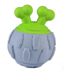 Игрушка-Пищалка Nunbell (Нанбелл) Для Собак Мяч с Захватом 31019-0216 7,5*11см Термопластичная Резина 