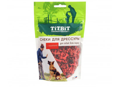 Лакомство TiTBiT (Титбит) Снеки Для Дрессуры Собак Телятина 100г 025710 