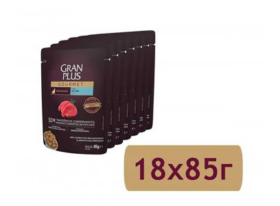 Влажный Корм Granplus (Гранплюс) Для Кошек Тунец Cat 85г 18 Шт в Блоке (1*1) 