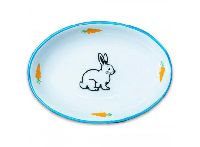 Миска Mr.Kranch (Мистер Кранч) Для Грызунов Зайчик 90мл Голубая