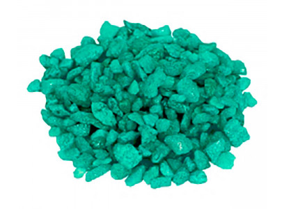 Грунт Zoo One (Зоо Уан) Морская Волна/Изумруд Крашеный 5-10мм Природный 1кг 15-0009